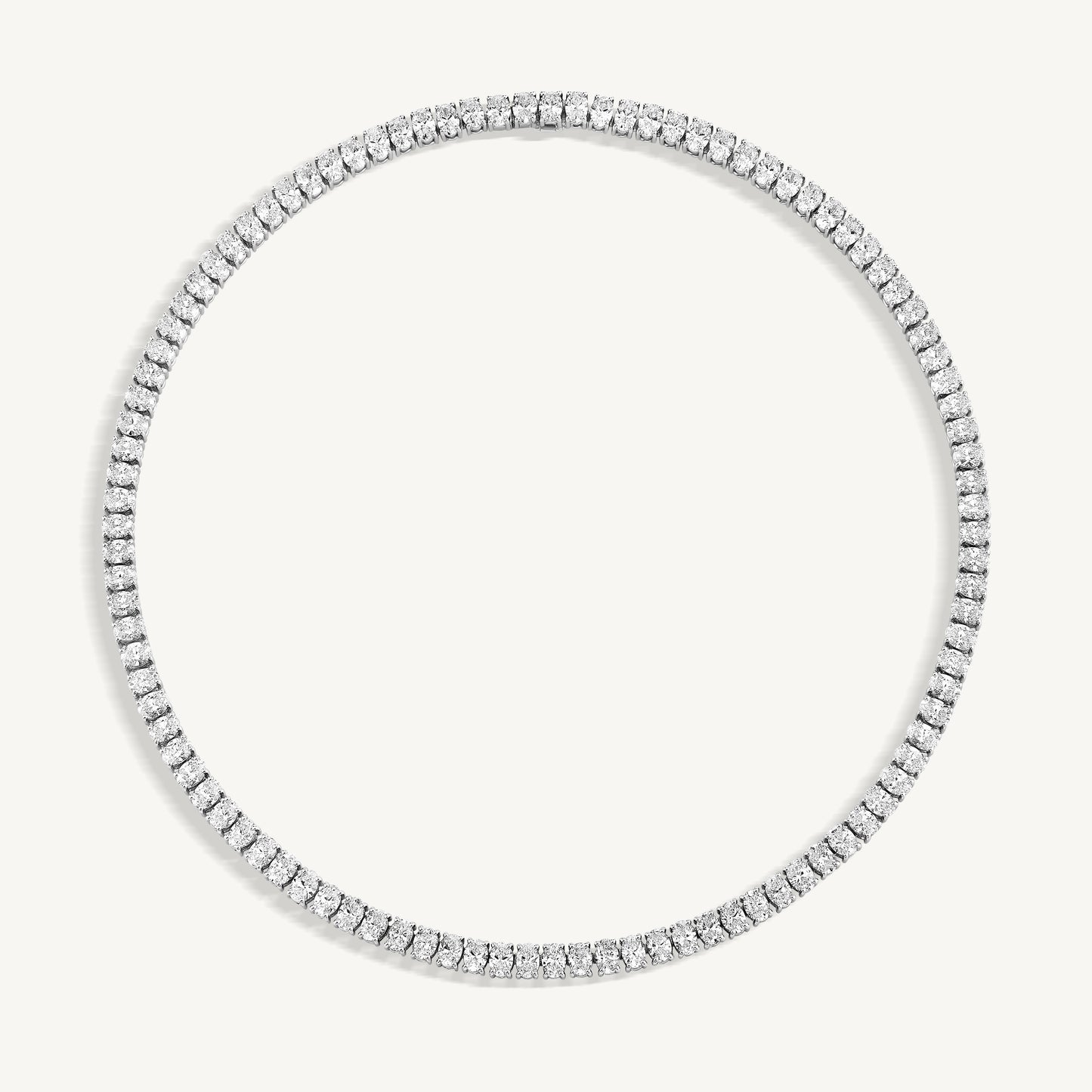 
                  
                    Oval Diamond Tennis Necklace
                  
                