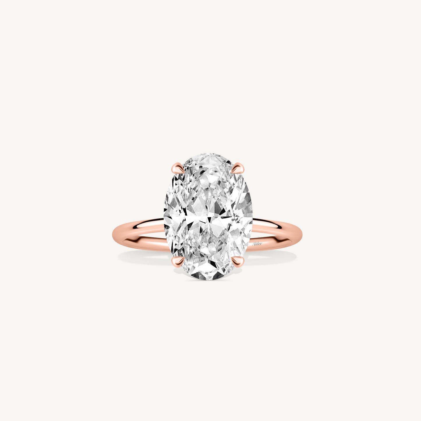 
                  
                    Oval Diamond Solitaire Engagement Ring
                  
                