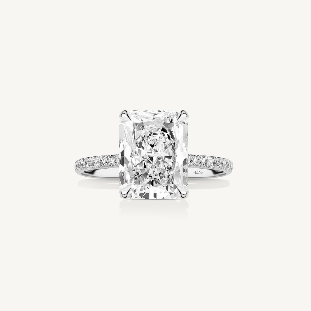 Radiant Cut Diamond Engagement Ring