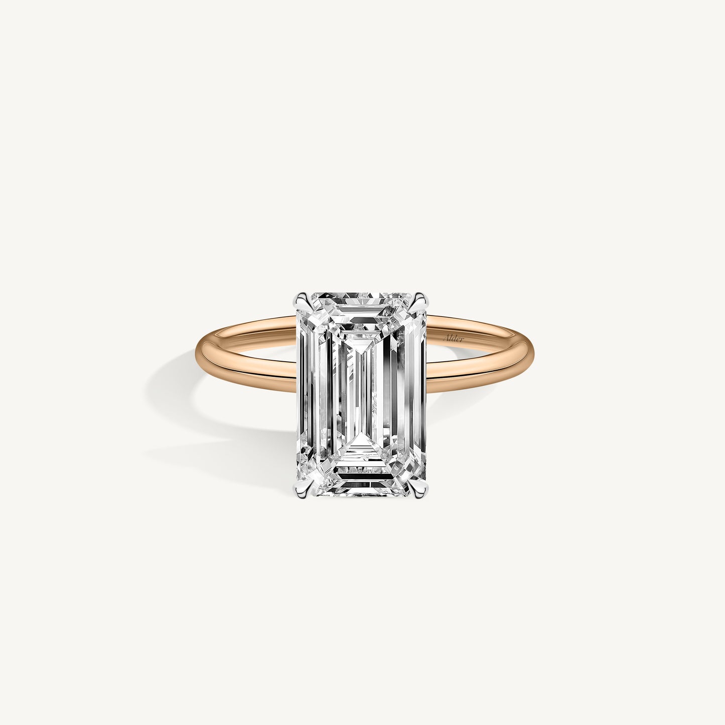 
                  
                    Emerald Cut Solitaire Engagement Ring
                  
                