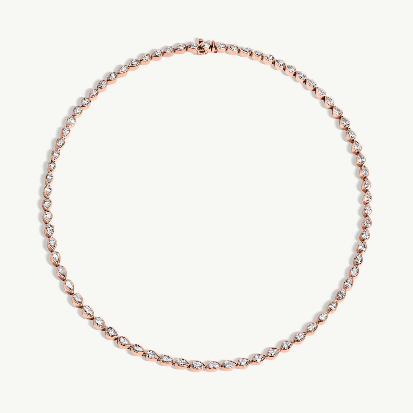 
                  
                    Pear Diamond Bezel Tennis Necklace
                  
                